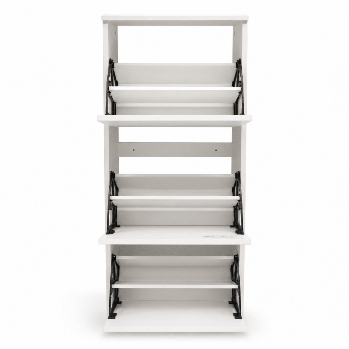 IKEA BISSA 3-Compartment Shoe Cabinet – White - Al Thahani Furniture