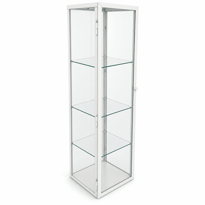 IKEA BLÅLIDEN Glass-Door Display Cabinet – White – 35 × 32 × 151 cm - Al Thahani Furniture