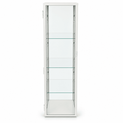 IKEA BLÅLIDEN Glass-Door Display Cabinet – White – 35 × 32 × 151 cm - Al Thahani Furniture