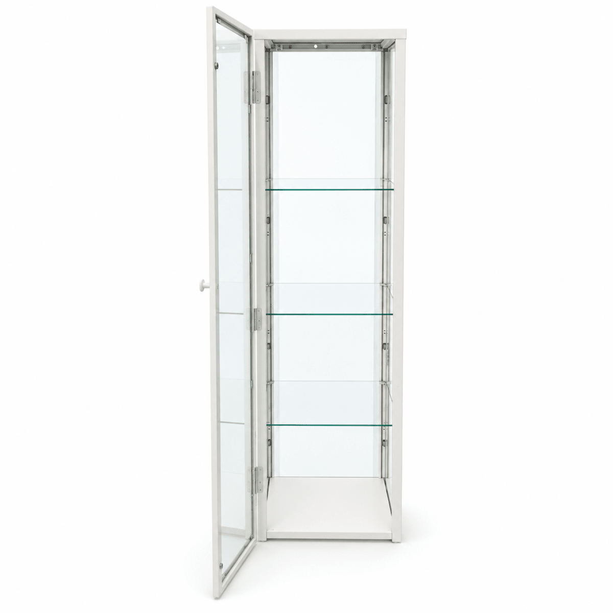 IKEA BLÅLIDEN Glass-Door Display Cabinet – White – 35 × 32 × 151 cm - Al Thahani Furniture