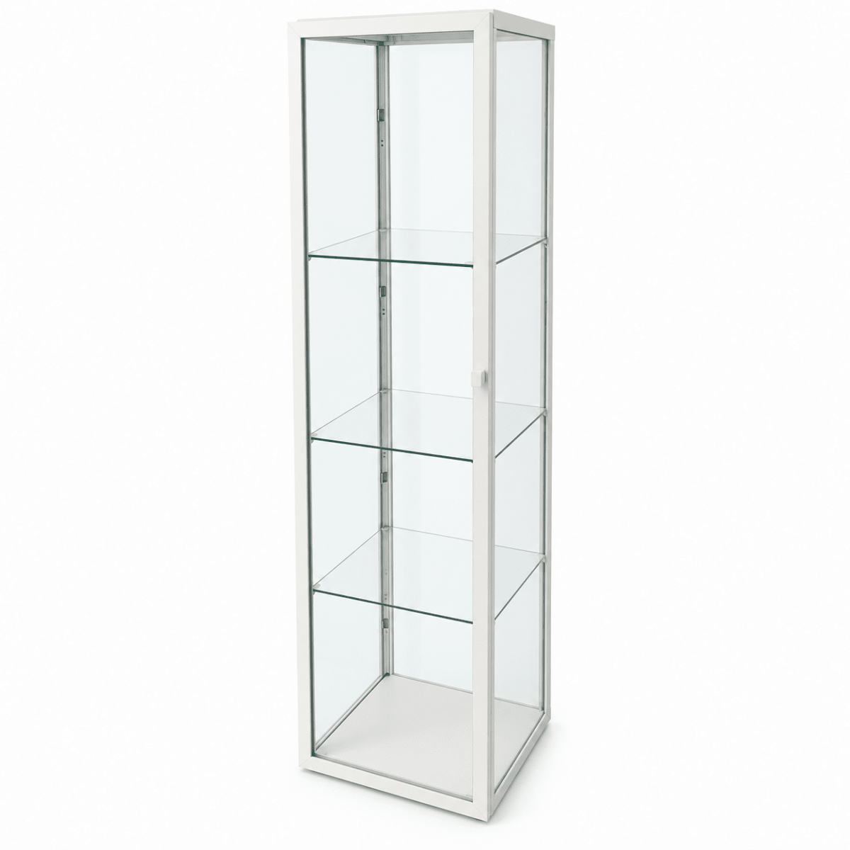 IKEA BLÅLIDEN Glass-Door Display Cabinet – White – 35 × 32 × 151 cm - Al Thahani Furniture