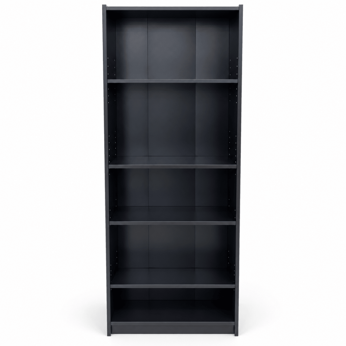 IKEA Black 5-Tier Open Bookcase – 60 × 24 × 180 cm - Al Thahani Furniture