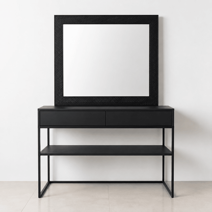 IKEA Black-Brown King Bedroom Set with 180 × 200 cm Bed, Mattress &amp; PAX Wardrobe - Al Thahani Furniture