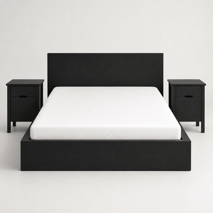 IKEA Black-Brown King Bedroom Set with 180 × 200 cm Bed, Mattress &amp; PAX Wardrobe - Al Thahani Furniture