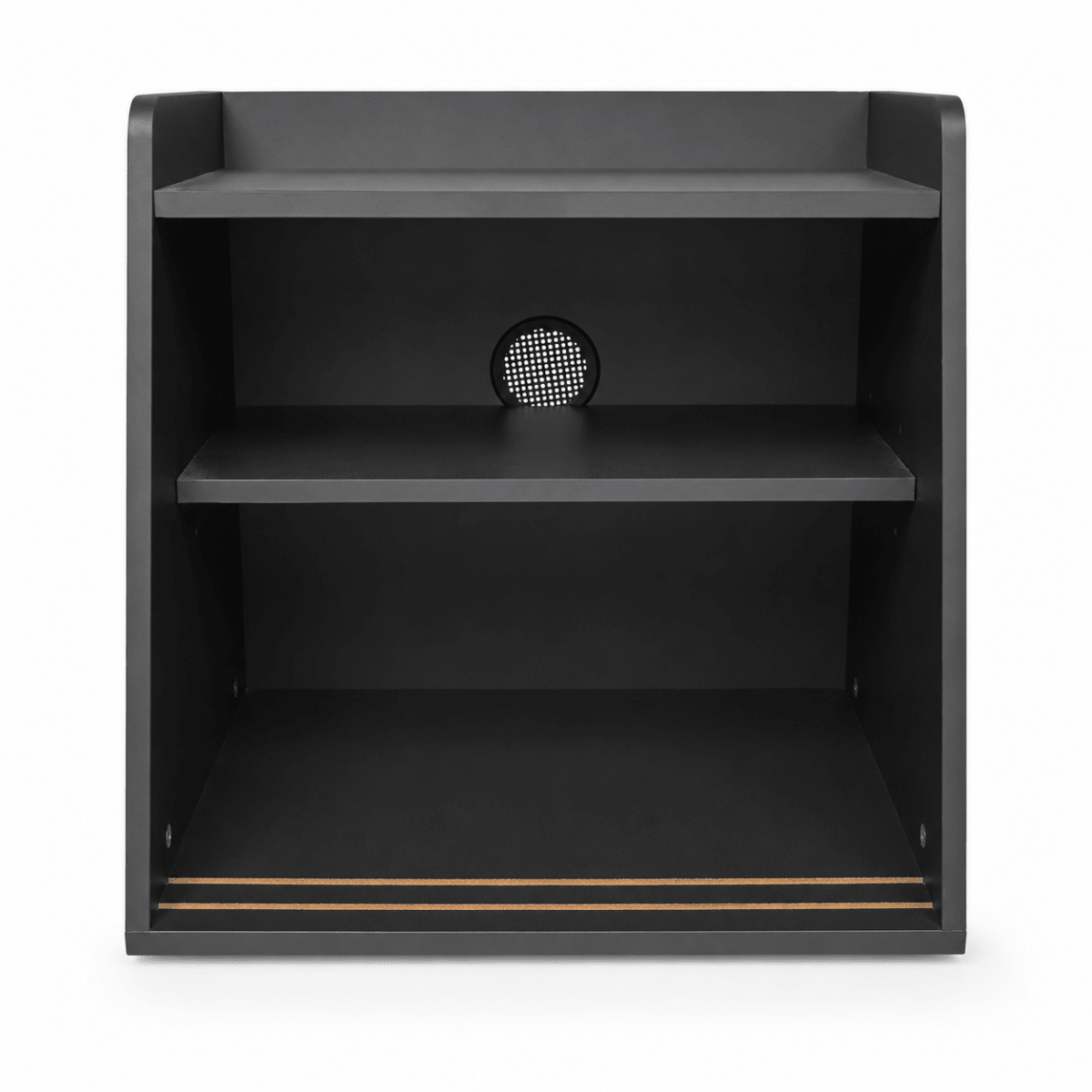 IKEA Black Open Bedside Table - Al Thahani Furniture