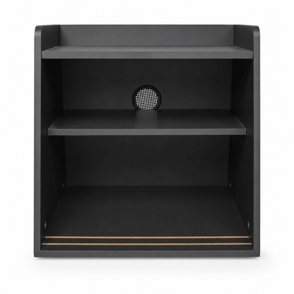 IKEA Black Open Bedside Table - Al Thahani Furniture