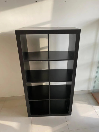 IKEA Black Wooden Shelving Unit - althahanifurniture