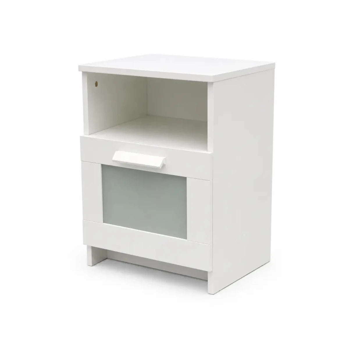 IKEA BRIMNES Bedside Table | White - used 9 months - Al Thahani Furniture