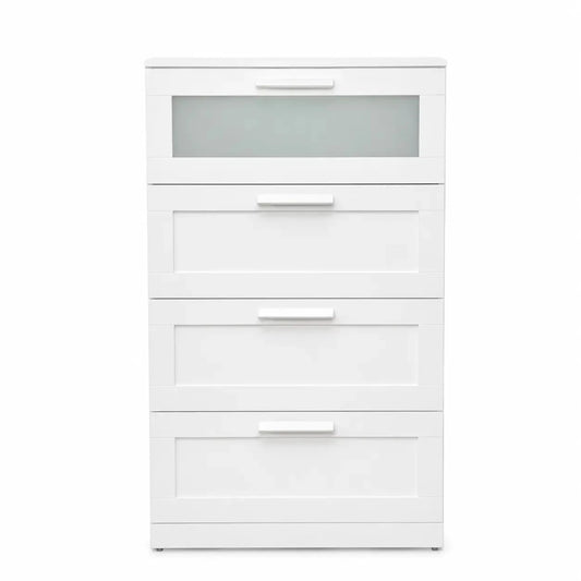 IKEA BRIMNES Chest of 4 Drawers - used 5 months - Al Thahani Furniture