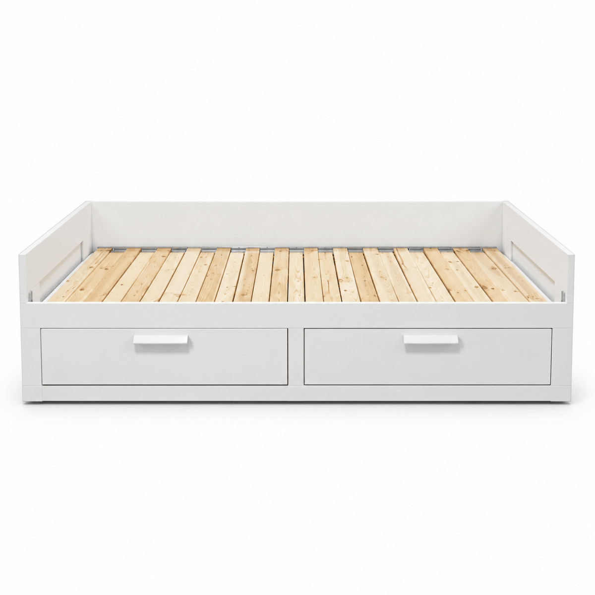 IKEA BRIMNES Extendable Daybed with 2 Storage Drawers – White – 80 × 200 cm - Al Thahani Furniture