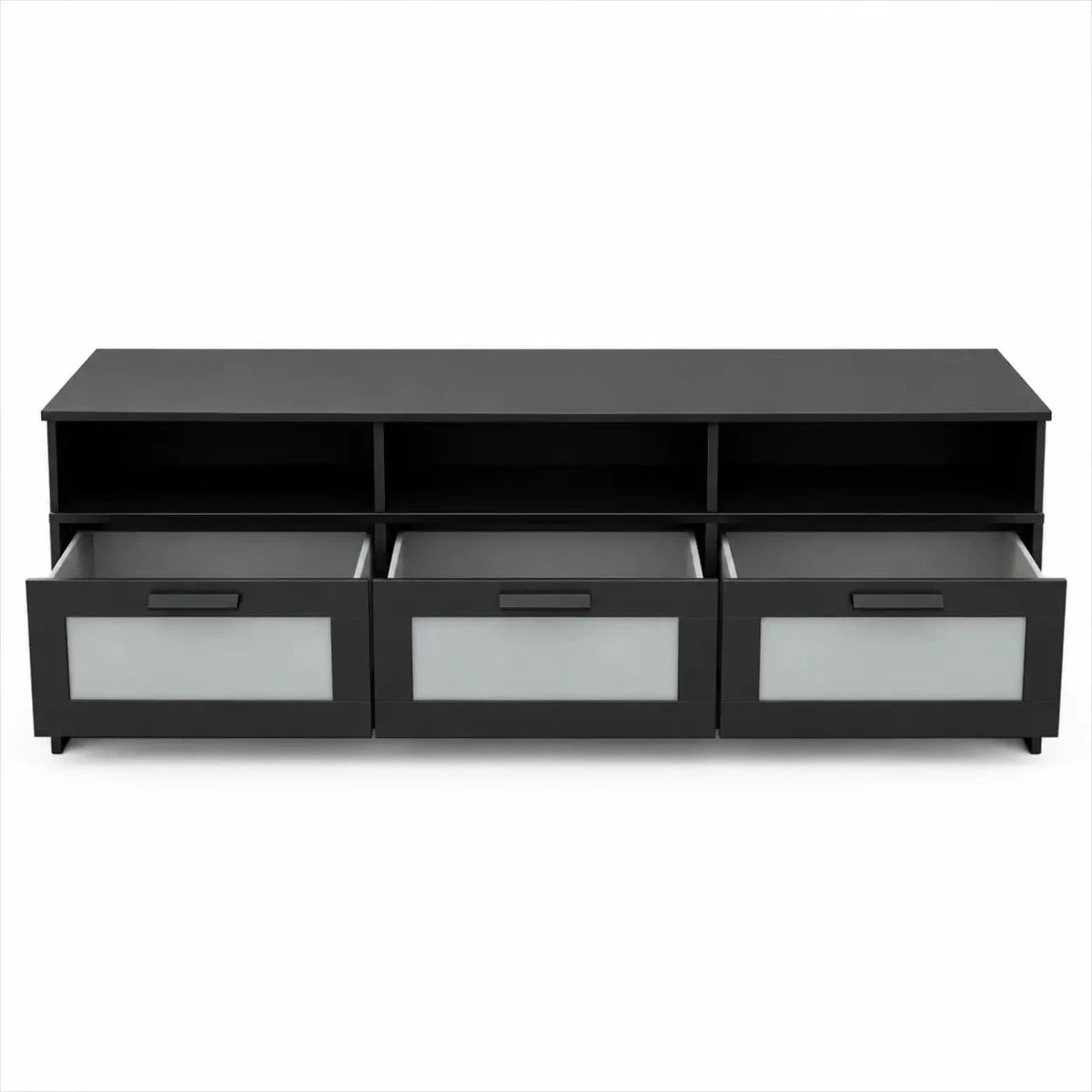 IKEA BRIMNES TV Bench | Black, 180x41x53 cm - used 3 months - Al Thahani Furniture