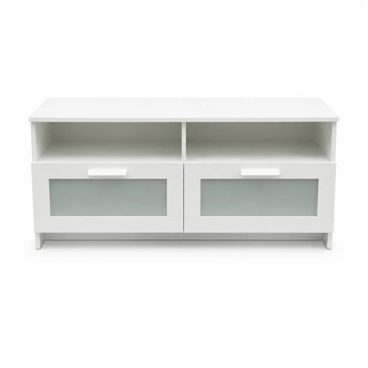 IKEA BRIMNES TV Bench | White - used 9 months - Al Thahani Furniture