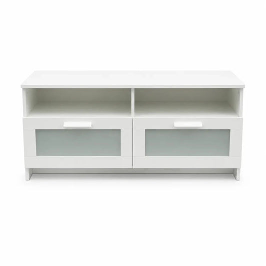 IKEA BRIMNES TV Bench | White - used 9 months - Al Thahani Furniture