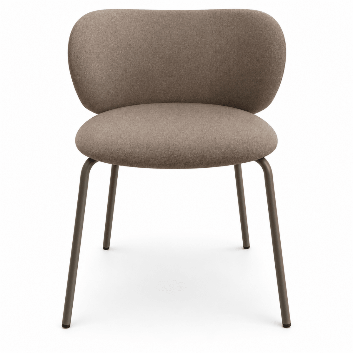 IKEA DOCKSTA 3-Piece Dining Set with 2 KRYLBO Upholstered Chairs – White & Dark Beige – 103 cm - Al Thahani Furniture