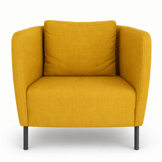 IKEA EKERÖ Armchair – Skiftebo Yellow - Al Thahani Furniture