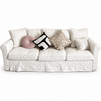 IKEA EKTORP 3-Seater Sofa – Blekinge White – 218 cm - Al Thahani Furniture