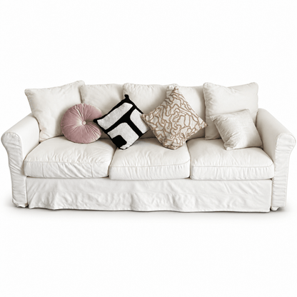 IKEA EKTORP 3-Seater Sofa – Blekinge White – 218 cm - Al Thahani Furniture