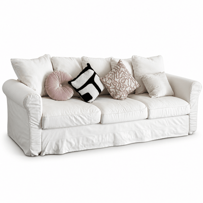 IKEA EKTORP 3-Seater Sofa – Blekinge White – 218 cm - Al Thahani Furniture