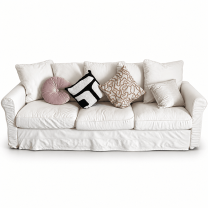 IKEA EKTORP 3-Seater Sofa – Blekinge White – 218 cm - Al Thahani Furniture