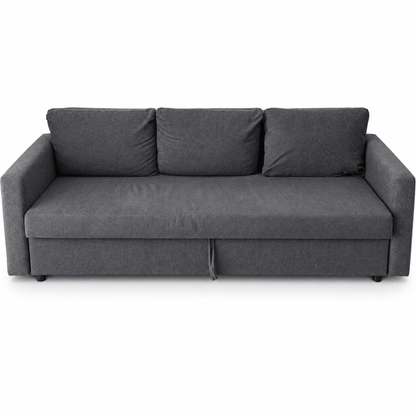 IKEA FRIHETEN 3-Seater Sofa Bed with Storage – Skiftebo Dark Grey – 225 cm - Al Thahani Furniture