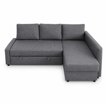 IKEA FRIHETEN Corner Sofa-Bed with Storage | Dark Grey - Al Thahani Furniture