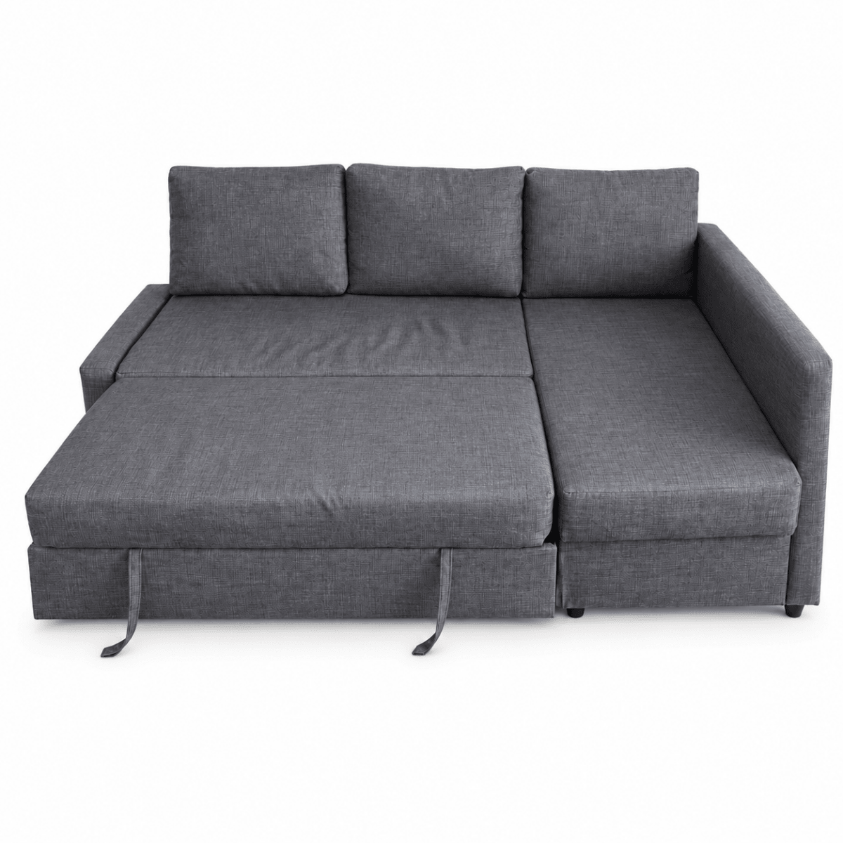 IKEA FRIHETEN Corner Sofa-Bed with Storage | Dark Grey - Al Thahani Furniture