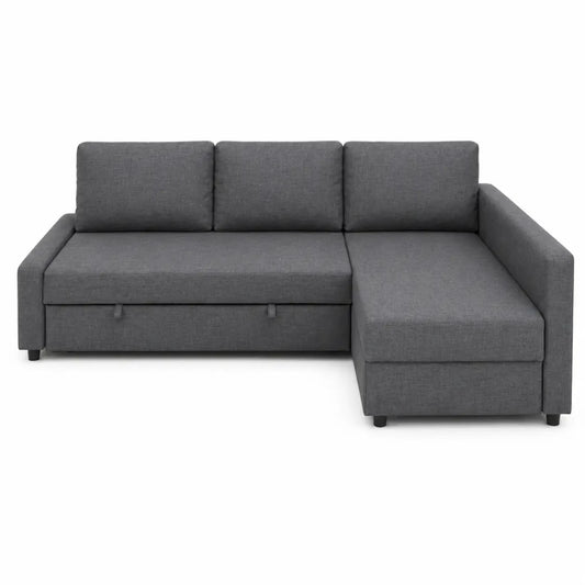 IKEA FRIHETEN Corner Sofa-Bed with Storage | Skiftebo Dark GreyIKEA FRIHETEN Corner Sofa-Bed with Storage | Skiftebo Dark Grey - used 9 months - Al Thahani Furniture