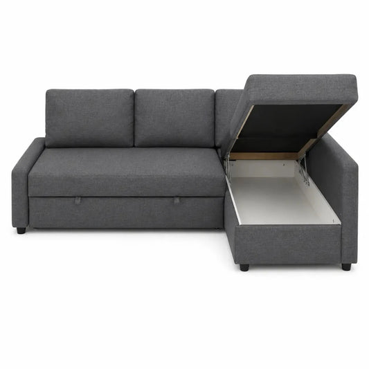 IKEA FRIHETEN Corner Sofa-Bed with Storage | Skiftebo Dark GreyIKEA FRIHETEN Corner Sofa-Bed with Storage | Skiftebo Dark Grey - used 9 months - Al Thahani Furniture