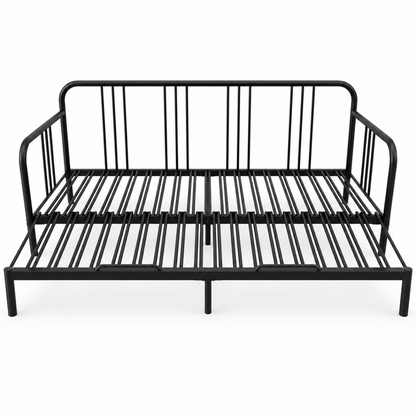 IKEA FYRESDAL Day-bed Frame – Black – 80 × 200 cm - Al Thahani Furniture