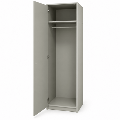 IKEA GURSKEN Single-Door Wardrobe – Light Beige – 49.4 × 55 × 185.7 cm - Al Thahani Furniture