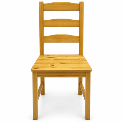 IKEA HÄGERNÄS Solid Pine Dining Chair – Antique Stain - Al Thahani Furniture