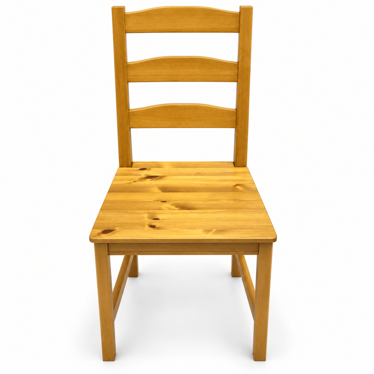 IKEA HÄGERNÄS Solid Pine Dining Chair – Antique Stain - Al Thahani Furniture