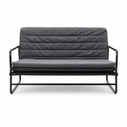 IKEA HAMMARN Sofa - Bed – Dark Grey/Black – 2 - in - 1 Convertible – Spacious 120x190 cm Bed - althahanifurniture
