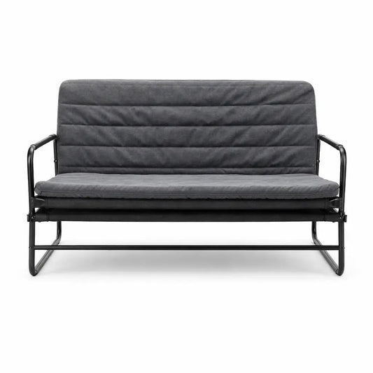 IKEA HAMMARN Sofa - Bed – Dark Grey/Black – 2 - in - 1 Convertible – Spacious 120x190 cm Bed - althahanifurniture
