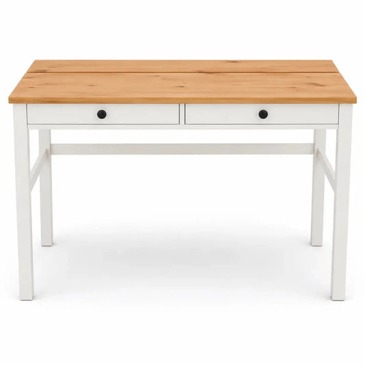 IKEA HEMNES Desk with 2 Drawers | used 4 months - Al Thahani Furniture