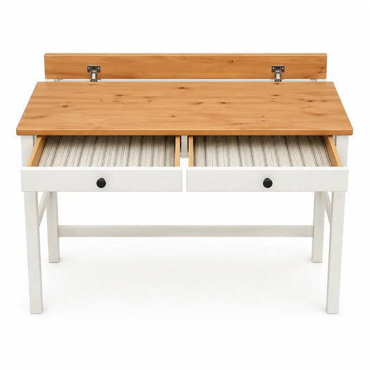IKEA HEMNES Desk with 2 Drawers | used 4 months - Al Thahani Furniture