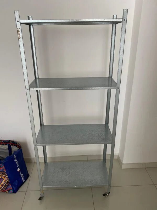 IKEA HYLLIS Shelving Unit | Galvanized Steel - althahanifurniture