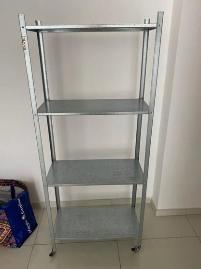 IKEA HYLLIS Shelving Unit | Galvanized Steel - althahanifurniture