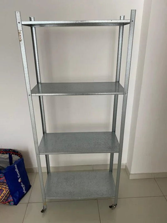 IKEA HYLLIS Shelving Unit | Galvanized Steel - althahanifurniture