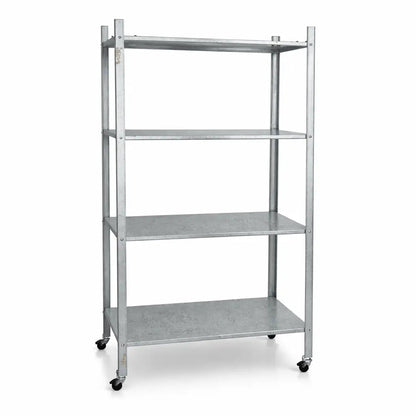 IKEA HYLLIS Shelving Unit – Galvanized Steel – 60x27x140 cm - althahanifurniture