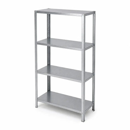 IKEA HYLLIS Shelving Unit | Indoor/Outdoor, Galvanized, 60x27x140 cm - used 5 months - Al Thahani Furniture