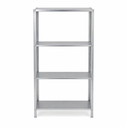 IKEA HYLLIS Shelving Unit | Indoor/Outdoor, Galvanized, 60x27x140 cm - used 5 months - Al Thahani Furniture