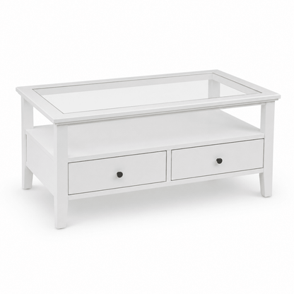 IKEA IDANÄS Coffee Table – White – 107 × 55 × 49 cm - Al Thahani Furniture