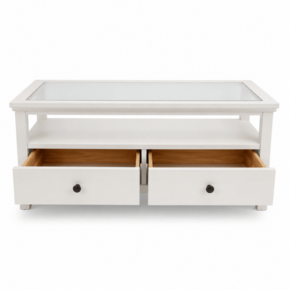 IKEA IDANÄS Coffee Table – White – 107 × 55 × 49 cm - Al Thahani Furniture
