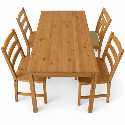 IKEA JOKKMOKK Solid Pine Dining Table with 4 Chairs - Al Thahani Furniture