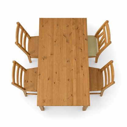 IKEA JOKKMOKK Solid Pine Dining Table with 4 Chairs - Al Thahani Furniture