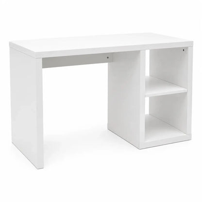 IKEA KALLAX Desk | White, 111x39x77 cm - used 5 months - Al Thahani Furniture