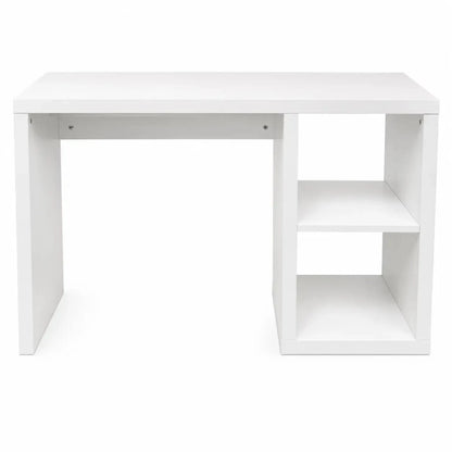 IKEA KALLAX Desk | White, 111x39x77 cm - used 5 months - Al Thahani Furniture
