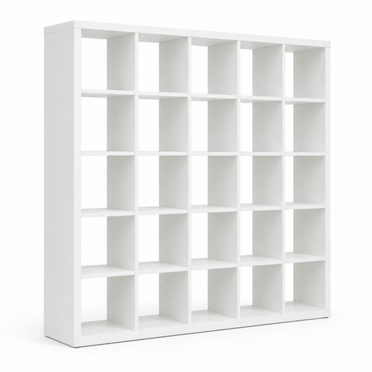 IKEA KALLAX Shelving Unit | White, 182x39x182 cm - used 3 months - Al Thahani Furniture