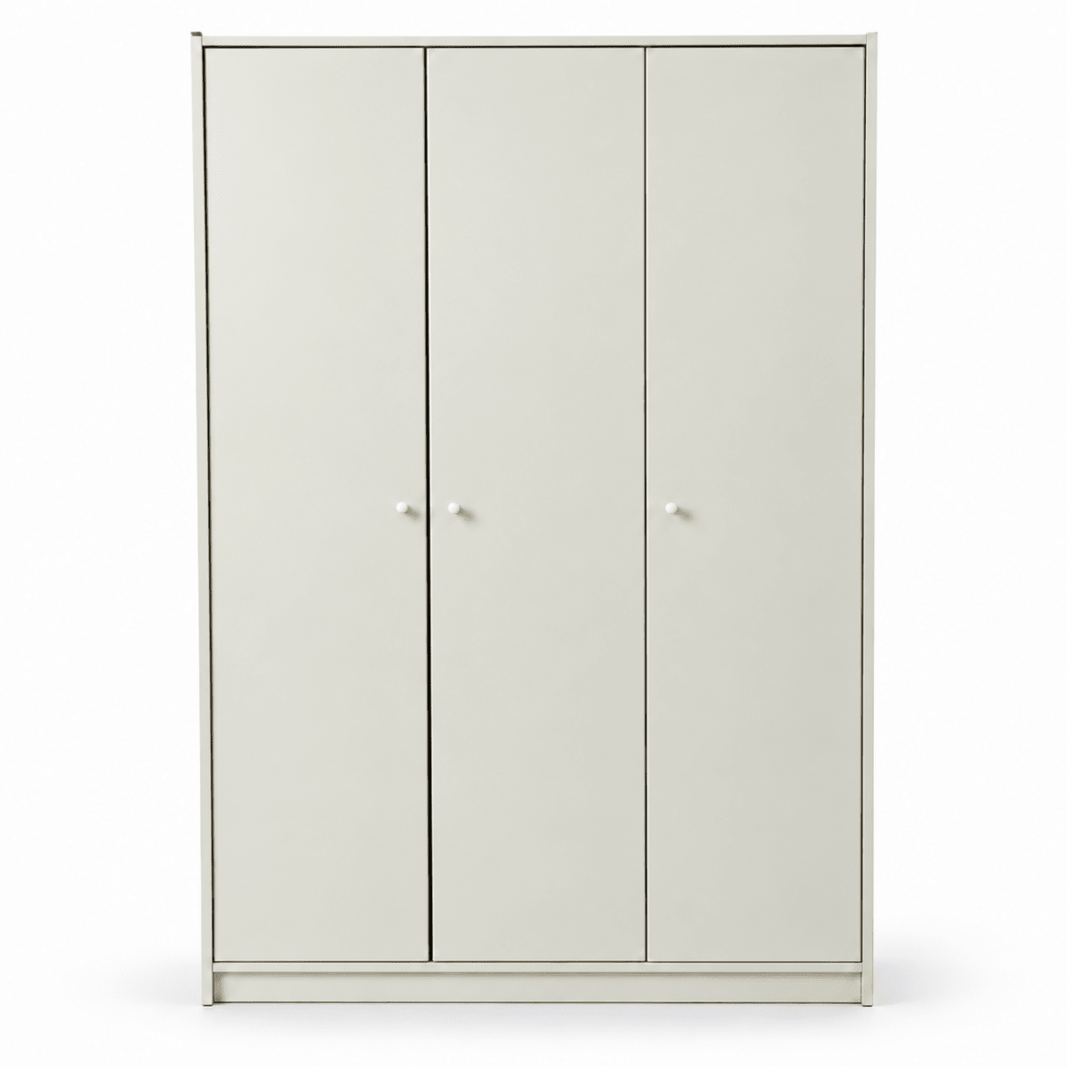 IKEA KLEPPSTAD 3-Door Wardrobe – White – 117 × 55 × 176 cm - Al Thahani Furniture